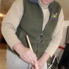 Jan Walker works on a painting Feb. 12 at the Fort Macleod Scout Hall.