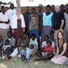 Walter, Marilyn Beth, Teresa, James and Vince Gripping with their host family and members of Ryas of Hope for Uganda in 2010 in Akampala, Uganda.