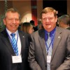 Newly-elected Grain Growers of Canada president Stephen Vandervalk of Fort Macleod standing beside one of the organization’s founding members, Macleod MP Ted Menzies, vice-president Gary Stanford and executive director Allan Ling.