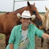 Filipe Leite and his horses