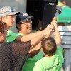 Heggie family lighting torch
