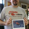 mike bourassa displays plaque
