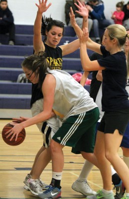 Sydney Plourde drives