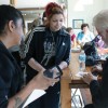 Ted Danson signs autographs