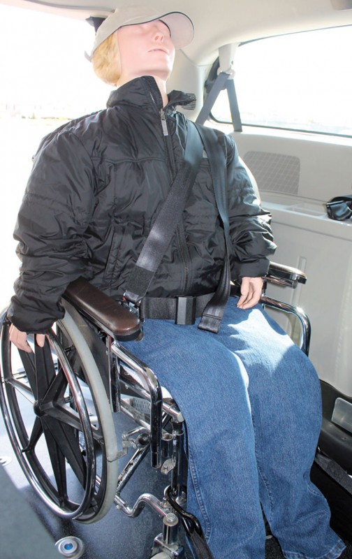 The new van is wheelchair-accessible.