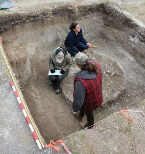 The excavation site at Head-Smashed-In Buffalo Jump.