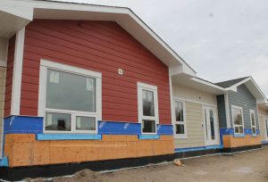 The lodge is designed to have a distinct residential look to blend into the neighbourhood.