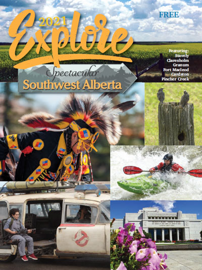 2021 Explore Southwest Alberta magazine cover