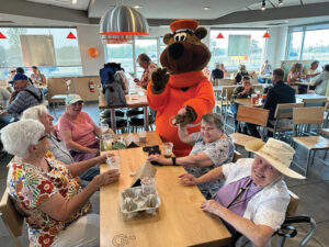 A&W mascot visits