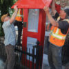 phone booth installation