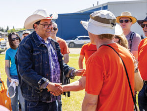 Naheed Nenshi at Ponoka