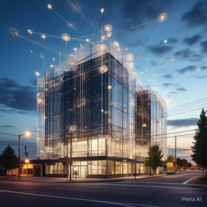 ai generated image of a datacenter
