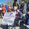 rally at the Alberta Legislature