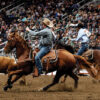Header Clint Weston and heeler Devin Wigemyr