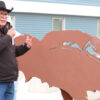 buffalo statue