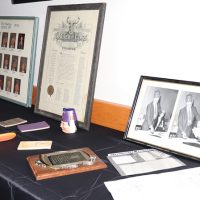 Fort Macleod Elks Club treasures from the past were displayed.
