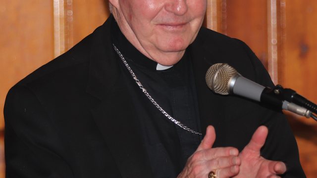 Calgary Bishop William McGratton celebrated mass and offered congratulations to the Holy Cross Catholic Women’s League on its 100th anniversary.
